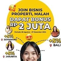 Jual Bisnis Properti Malah Dapat Bonus 2 Juta