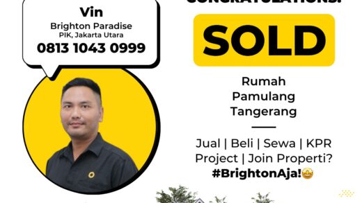 Congratulations Sold Rumah Pamulang Tangerang