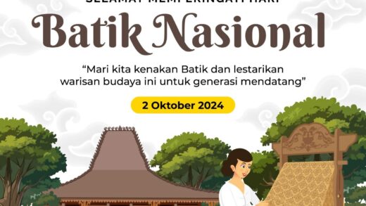 Selamat Hari Batik Nasional 2 Oktober 2024