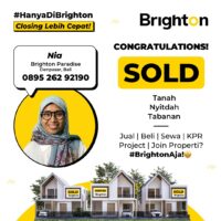 Congratulations Sold Tanah Nyitdah Tabanan