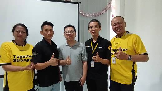 Bersama Principal Brighton First Pak Hadi Wu dan Brighton Titanium Pak Alex Candra