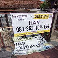 Ganti Banner Rusak Sewa Toko Kedonganan Jimbaran