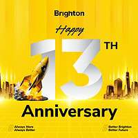 Happy 13th Anniversary, Brighton