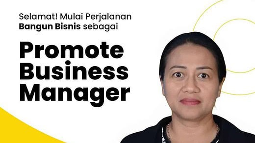 Selamat Bu Anandini, Mulai Perjalanan Bangun Bisnis Sebagai Promote Business Manager