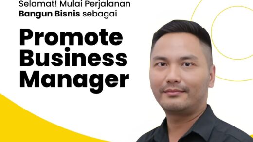 Selamat Pak Vin Mulai Perjalanan Bangun Bisnis Sebagai Promote Business Manager