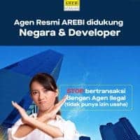 Agen Resmi AREBI (Asosiasi Real Estate Broker Indonesia) Didukung Negara & Developer