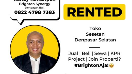 Congratulations Pak Randy Kahuripan! Rented Toko Sesetan Denpasar Selatan