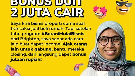Selamat Kepada Bu Nia Brighton Synergy Denpasar Bali Bonus Duit 2 Juta Cair