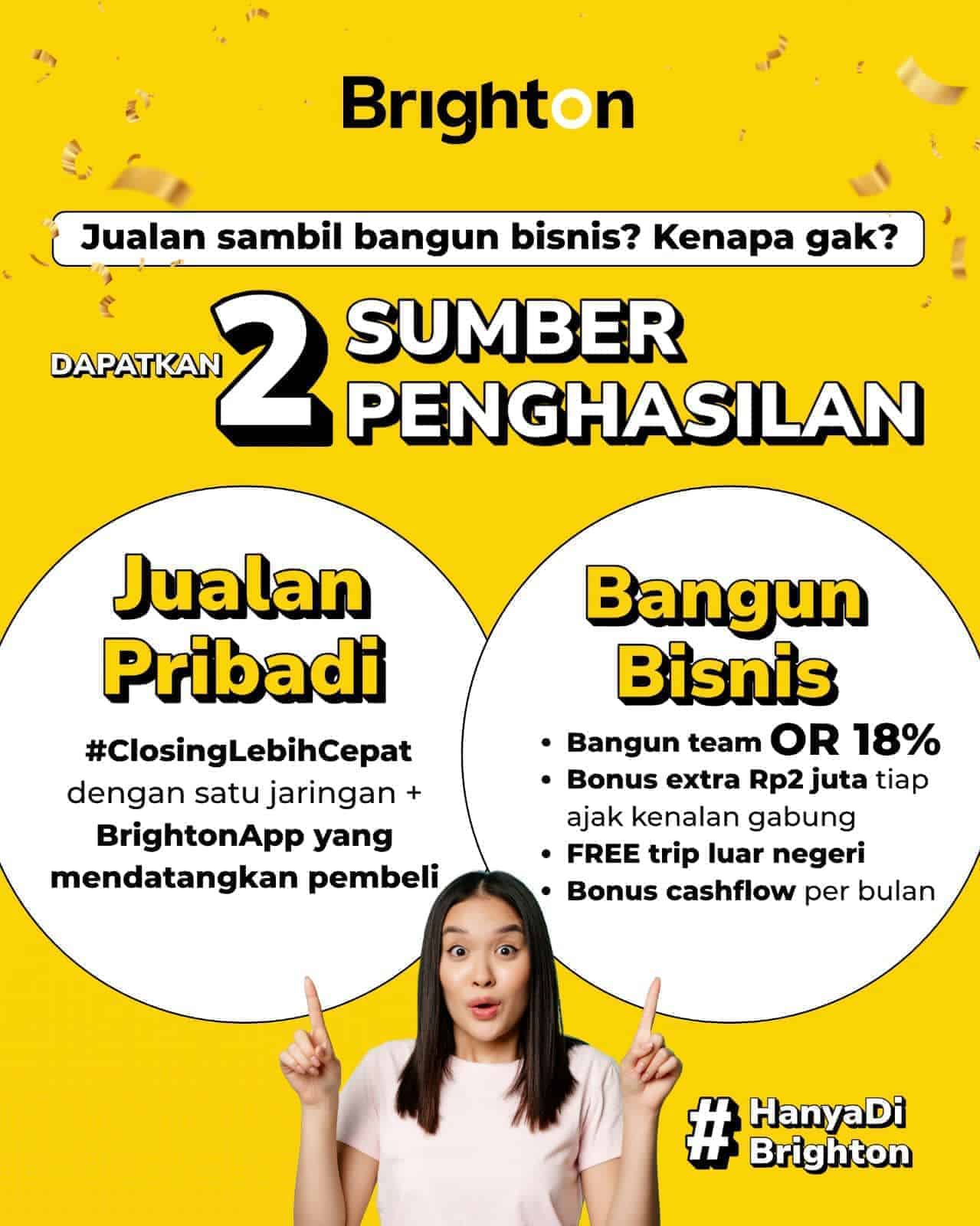 Jualan Sambil Bangun Bisnis? Kenapa Gak? Dapatkan 2 Sumber Penghasilan di Brighton Jualan Sambil Bangun Bisnis? Kenapa Gak? Dapatkan 2 Sumber Penghasilan di Brighton
