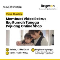 Focus Workshop Video Shooting Membuat Video Rekrut Ibu Rumah Tangga Pejuang Online Shop