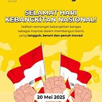 Selamat Hari Kebangkitan Nasional 20 Mei 2025