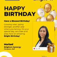 Selamat Ulang Tahun Bu Mariani 18 Mei 2025