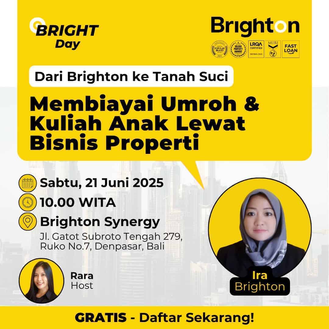 Dari Brighton ke Tanah Suci : Membiayai Umroh & Kuliah Anak Lewat Bisnis Properti Dari Brighton ke Tanah Suci : Membiayai Umroh & Kuliah Anak Lewat Bisnis Properti