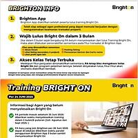 Informasi Bagi Agen Yang Belum Menyelesaikan Training Dasar Bright On