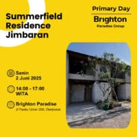 Primary Day Summerfield Residence Jimbaran Brighton Paradise Group Bali Senin 2 Juni 2025