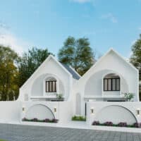 Jual Villa Mezzanine Hadap Barat Semi Furnished 2 Kamar Bongan Tabanan Selatan