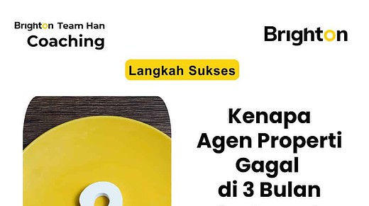 Kenapa Agen Properti Gagal di 3 Bulan Pertama?