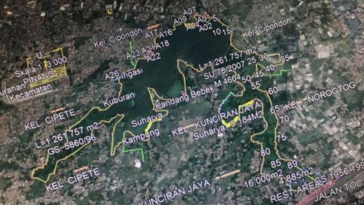 Jual Tanah 126 Ha Jalan Raya Cipondoh Tangerang Banten