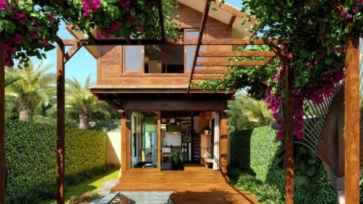 Leasehold Hingga Mei 2048 Villa Kayu Full Furnished 2 Kamar Buduk Badung