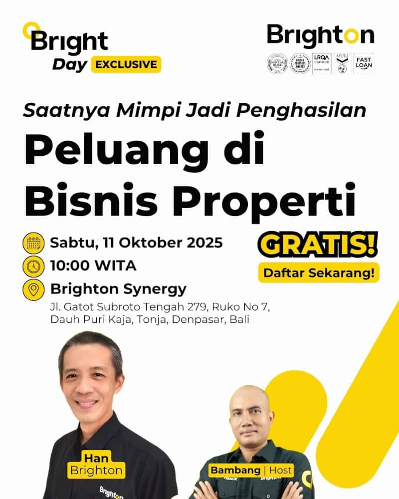 Bright Day : Saatnya Mimpi Jadi Penghasilan : Peluang di Bisnis Properti Bright Day : Saatnya Mimpi Jadi Penghasilan : Peluang di Bisnis Properti