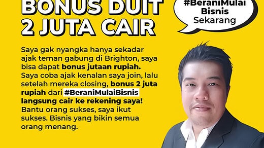 Selamat Kepada Felix Wempy Bonus 2 Juta Cair