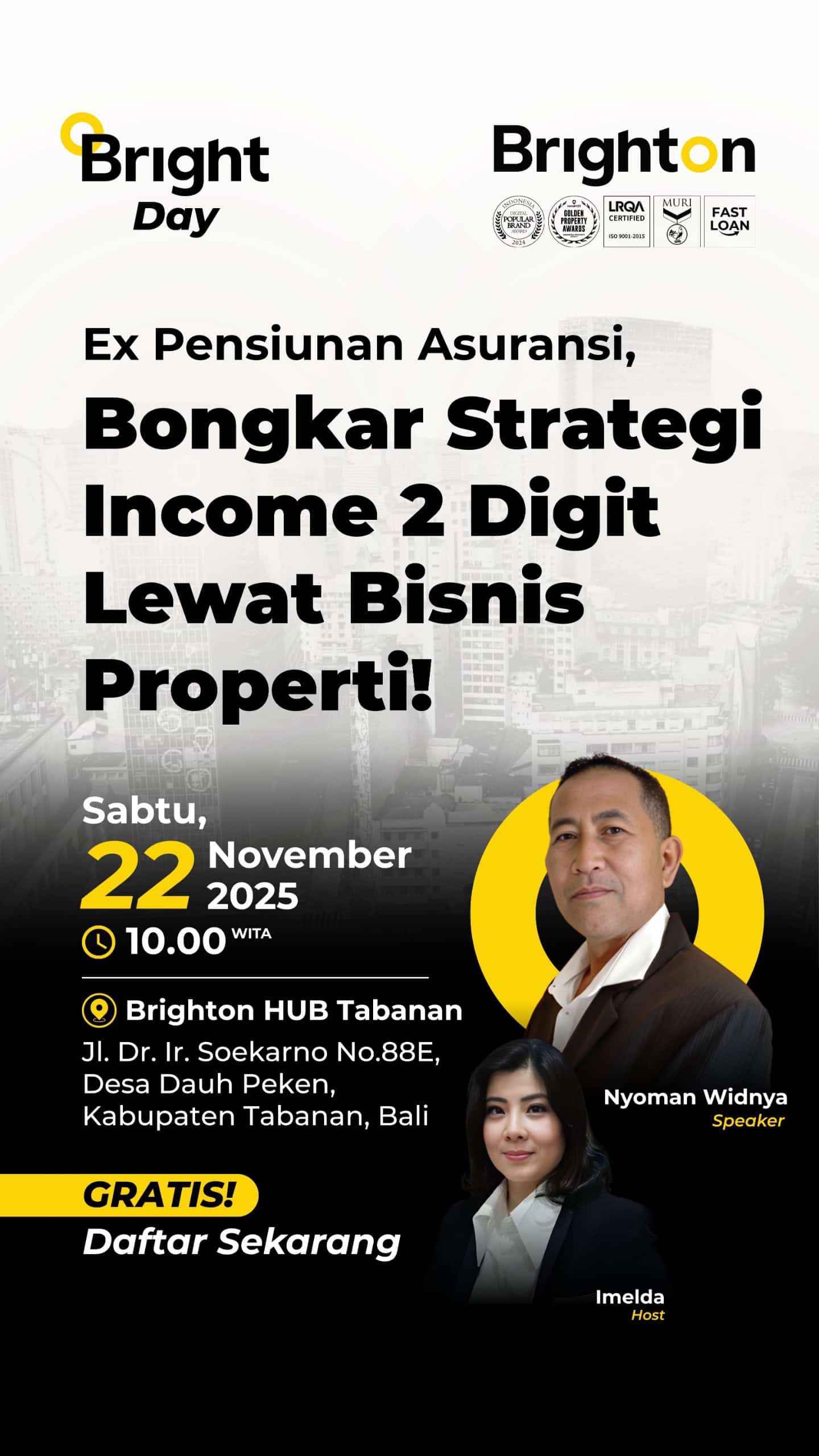 Ex Pensiunan Asuransi : Bongkar Strategi Income 2 Digit Lewat Bisnis Properti Ex Pensiunan Asuransi : Bongkar Strategi Income 2 Digit Lewat Bisnis Properti
