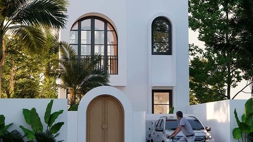 Jual Villa Mediterania 3 Kamar Taman Mumbul Nusa Dua Type 150/131