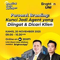Meeting Satu Jaringan - Personal Branding: Kunci Jadi Agent yang Diingat & Dicari Klien