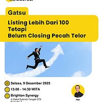 Coaching Kolaborasi Gatsu : Listing Sudah Ratusan, Tapi Belum Pecah Telor?