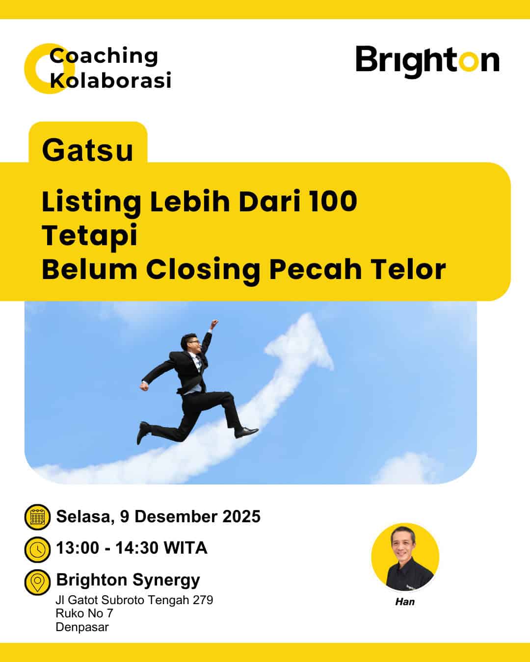Coaching Kolaborasi Gatsu : Listing Sudah Ratusan, Tapi Belum Pecah Telor? Coaching Kolaborasi Gatsu : Listing Sudah Ratusan, Tapi Belum Pecah Telor?