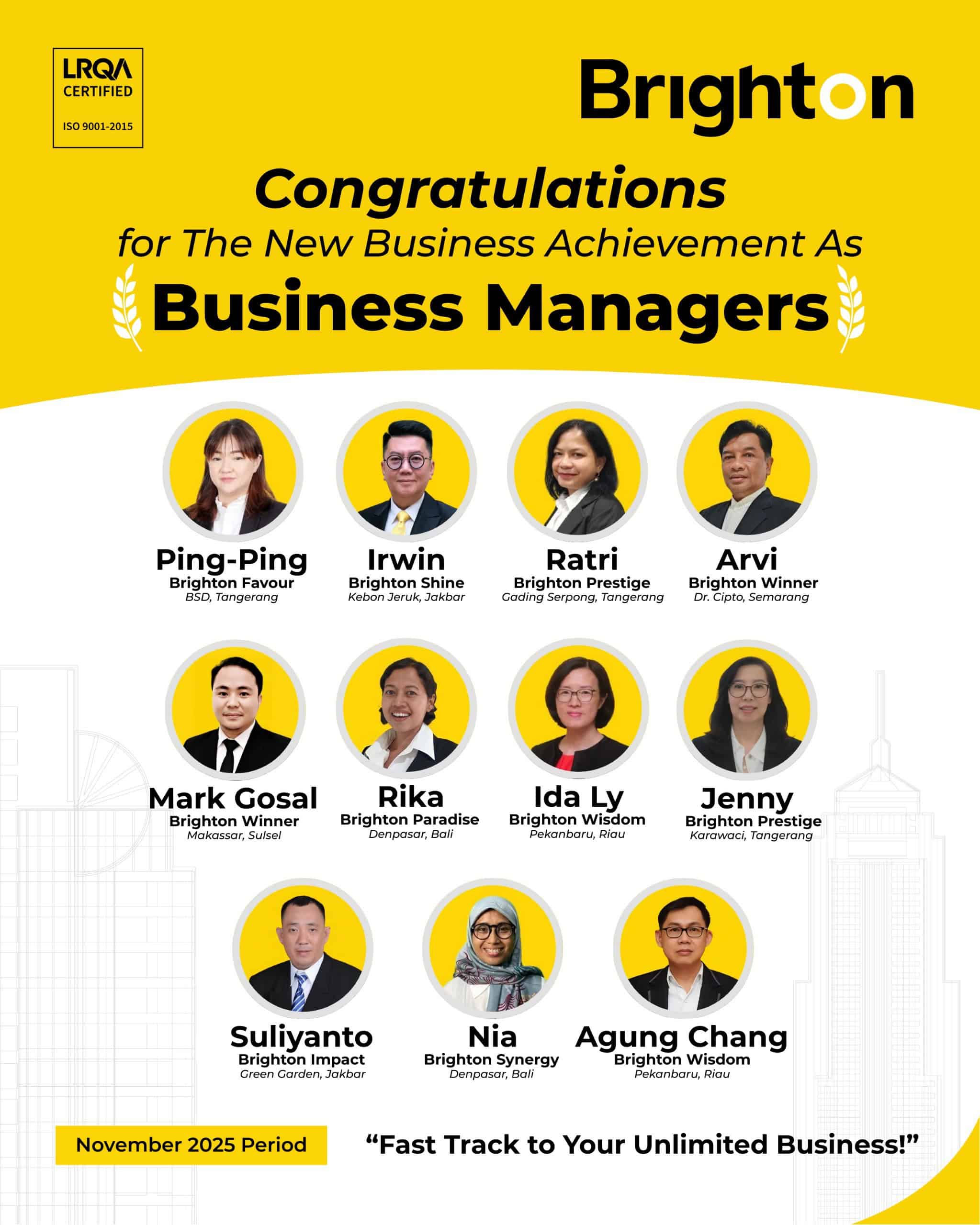 Congratulation Bu Nia For The New Business Achievement As Business Manager Congratulation Bu Nia For The New Business Achievement As Business Manager