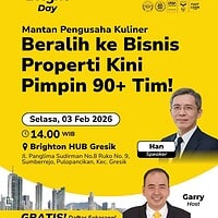 Bright Day Gresik : Mantan Pengusaha Kuliner Beralih ke Bisnis Properti Kini Pimpin 90+ Tim