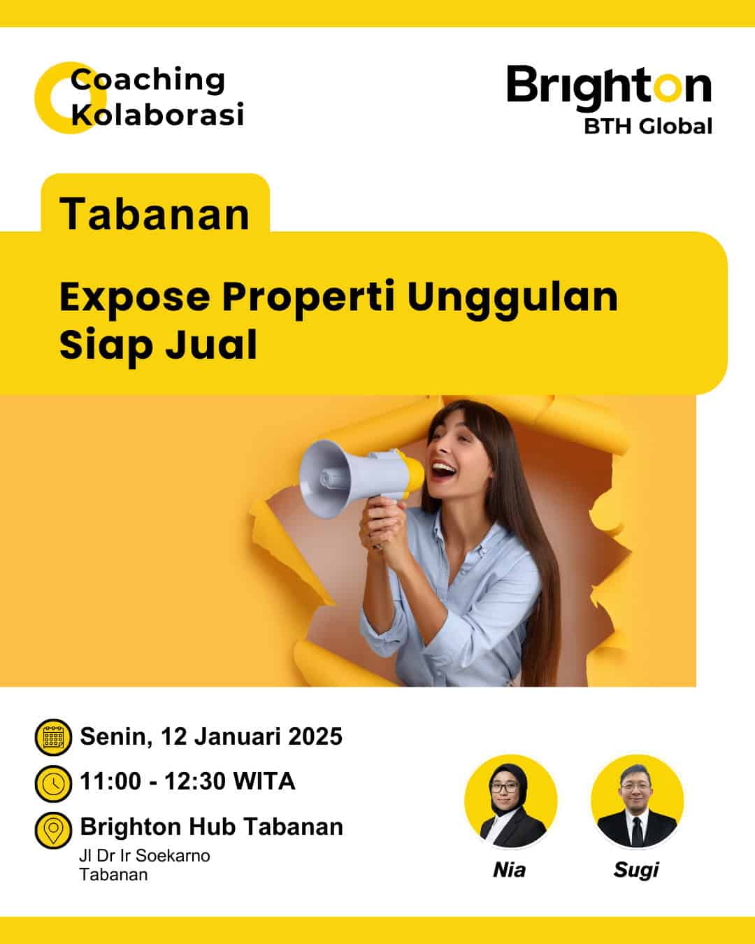 Coaching Kolaborasi Tabanan Senin 12 Januari 2026 : Expose Properti Unggulan Siap Jual Coaching Kolaborasi Tabanan Senin 12 Januari 2026 : Expose Properti Unggulan Siap Jual