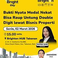 Bright Day Tabanan : Bukti Nyata Modal Nekat Bisa Raup Untung Double Digit Lewat Bisnis Properti