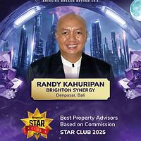 Brighton Annual Awards 2025 : Randy Kahuripan : Best Property Advisors Based On Commission : Star Club