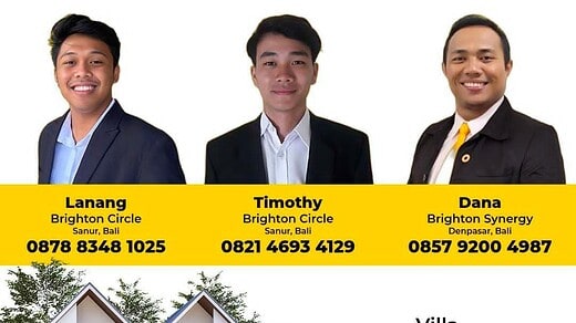 Congratulations Pak Lanang, Pak Timothy dan Pak Dana Rented Villa Mertasari Sanur Kauh Denpasar
