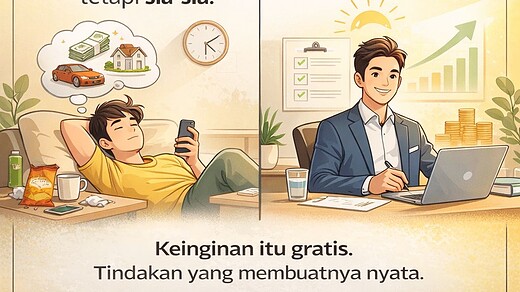 Semua Orang Punya Mimpi Tetapi Tidak Semua Orang Mau Berproses