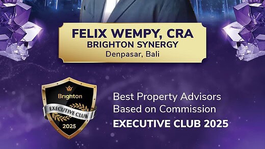 Brighton Annual Awards 2025 : Felix Wempy : Best Property Advisors Based On Commission : Executive Club