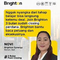 Join Brighton 3 Bulan Sudah Closing Perdana