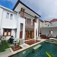 Sewa Min 2 Tahun Villa Tropis Modern 3 Kamar Munggu Badung
