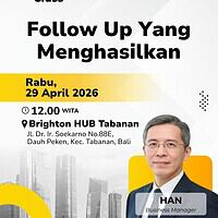 Bright Class Tabanan : Follow Up Yang Menghasilkan