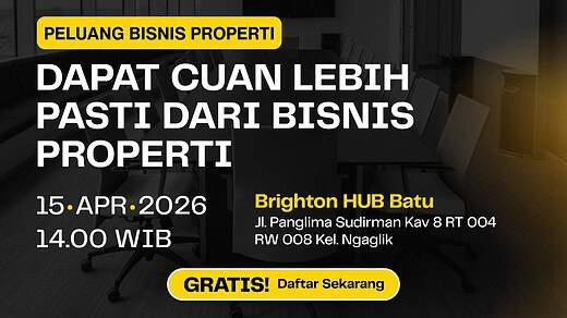 Bright Day Batu : Dapat Cuan Lebih Pasti Dari Bisnis Properti