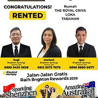 Congratulations Pak Sugi, Bu Mariani & Pak Igor Rented Rumah The Royal Griya Loka Tabanan