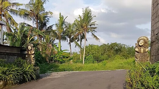 Jual Tanah 418m2 View Sungai Bypass Ida Bagus Mantra Saba Gianyar