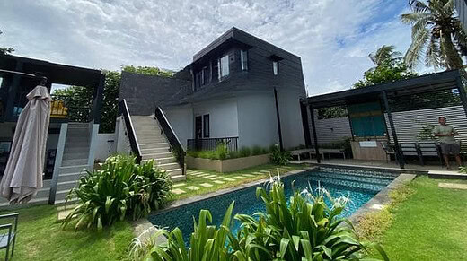 Jual Villa Mewah 3 Lantai 3 Kamar Beachfront Saba Gianyar