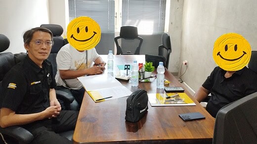 Serah Terima Rumah Sewa Renon Done