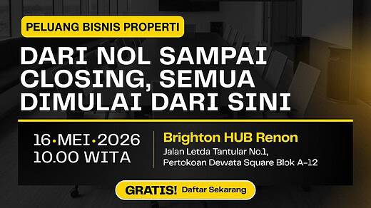Bright Day Renon : Dari Nol Sampai Closing Semua Dimulai Dari Sini