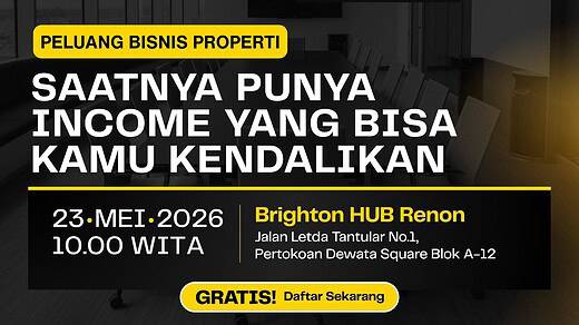 Bright Day Renon : Saatnya Punya Income Yang Bisa Kamu Kendalikan