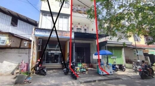 Jual Ruko Siap Huni Hadap Timur 4 Lantai Kuta Badung