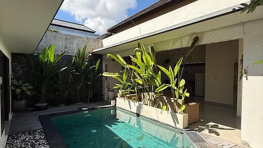 Sewa Min 3 Tahun Villa Hadap Utara Furnished 2 Kamar Dalung